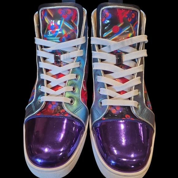 Christian Louboutin Louis Orlato Flat Version Multi Sneakers - Picture 3 of 11